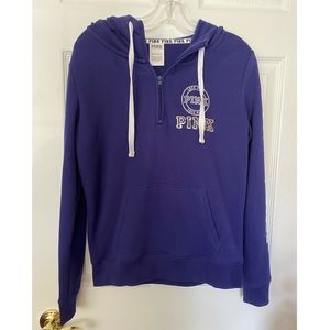 Victorias Secret Pink size S bejeweled hooded sweatshirt